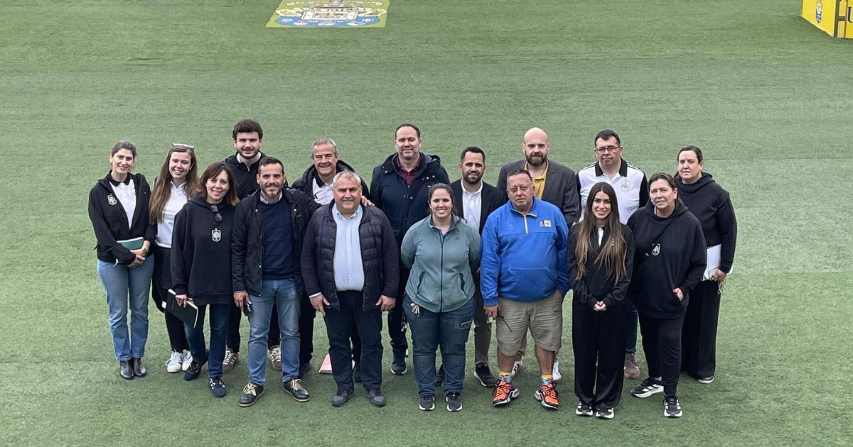 Reunión de coordinación para la Copa de la Reina en el Estadio de Gran Canaria