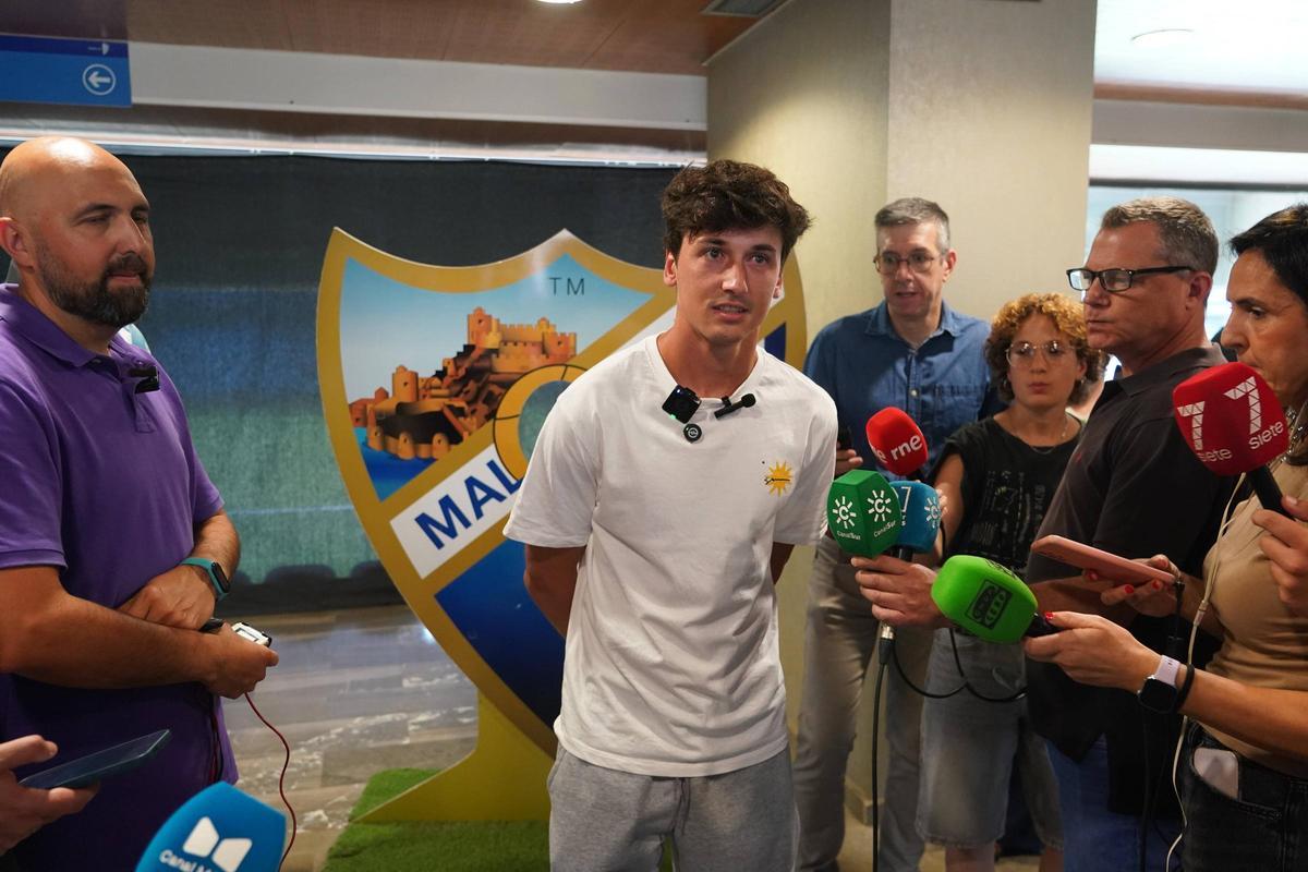 Carlos Dotor habló de su futuro antes del play off de ascenso del Málaga CF.