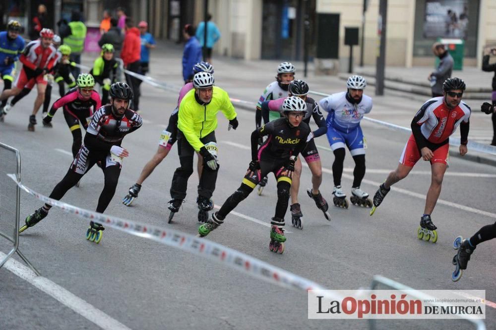 Murcia Maratón. Salida patinadores