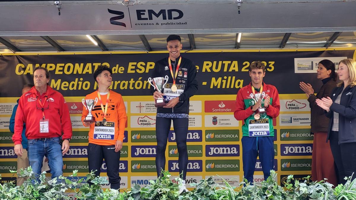 Abderrahman El Khayami, campeón de España de milla.