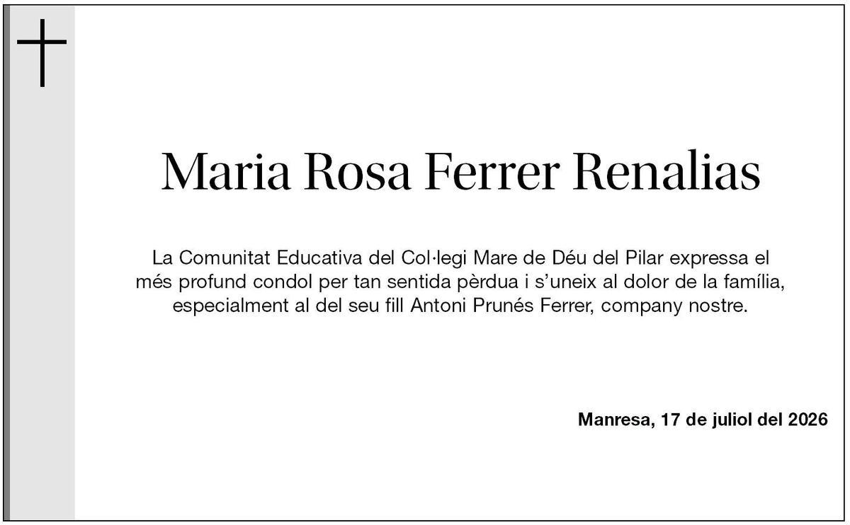 Maria Rosa Ferrer Renalias
