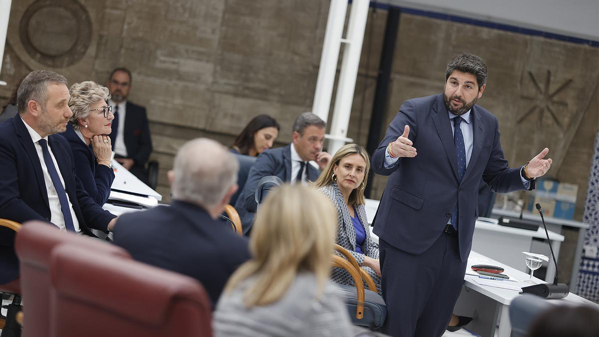 Fernando López Miras en la Asamblea Regional de Murcia