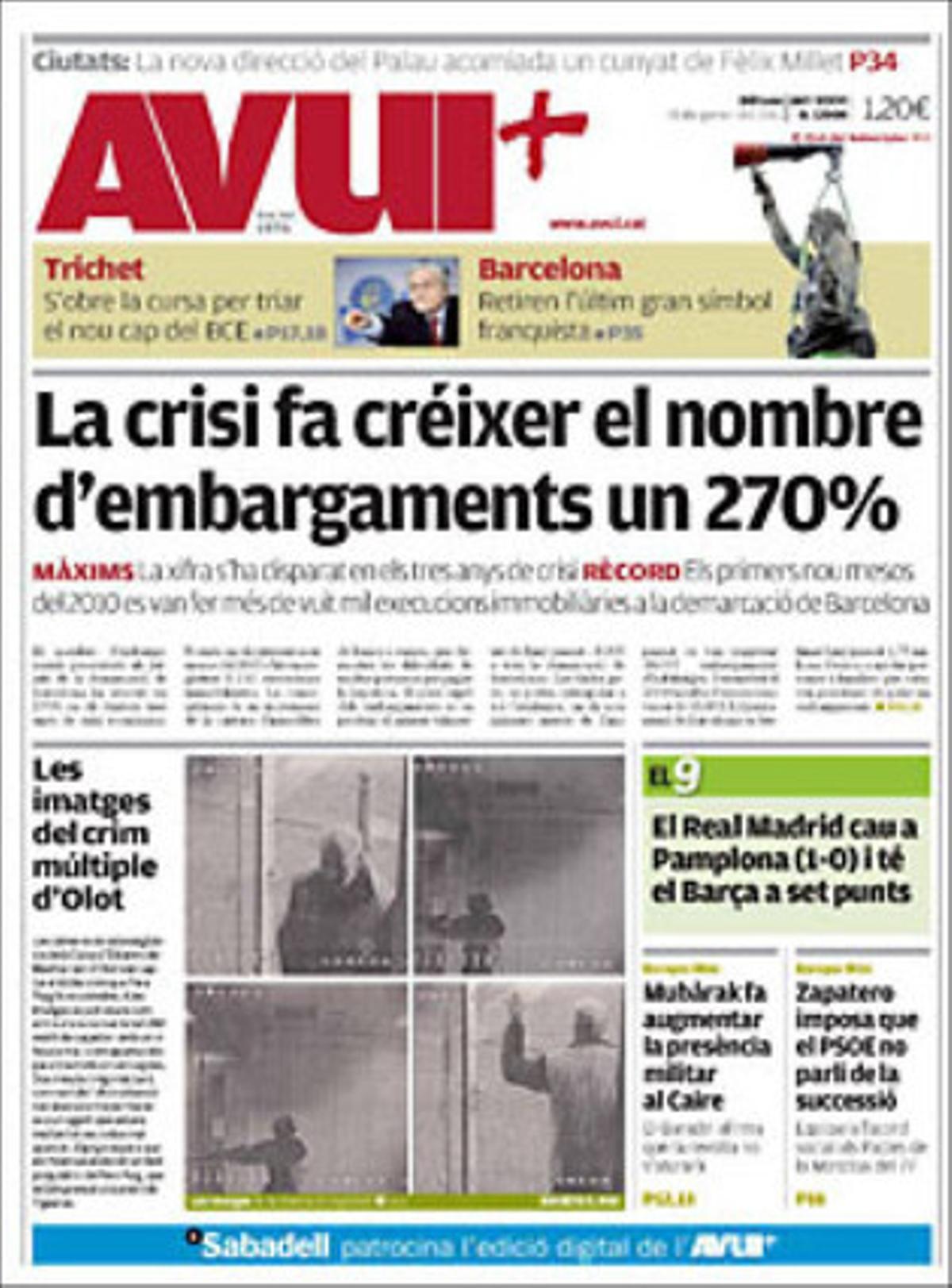 ’Avui’ també destaca que Lleida ja té una nova oferta per ubicar el solar de la mesquita i que Can Ruti estrena una unitat pionera d’assajos clínics.