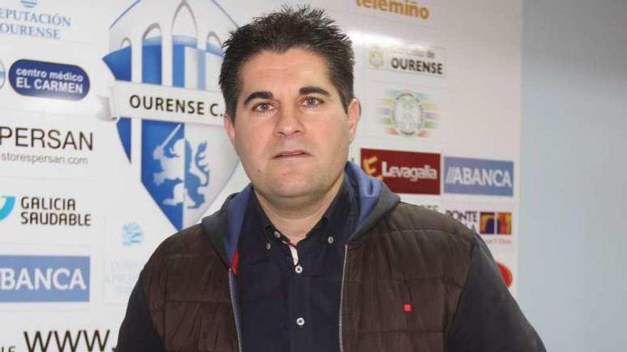 Camilo Díaz, presidente del Ourense Club de Fútbol. // Iñaki Osorio