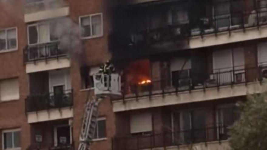 Una fuga de gas o un cortocircuito posible causa del incendio en el que han muerto dos ancianos en Madrid.