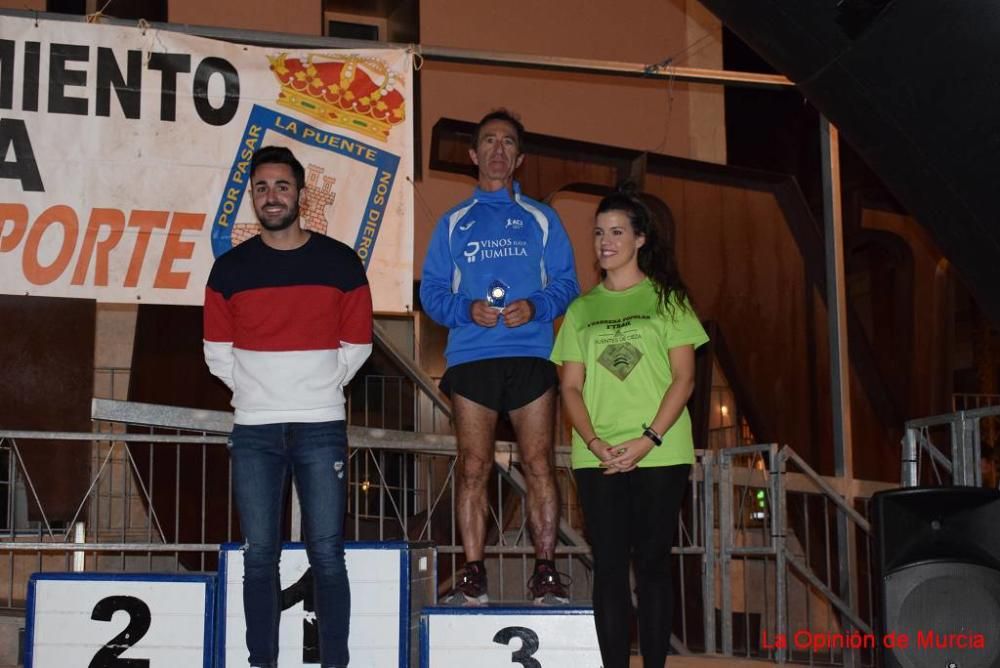 Podios IV Carrera Popular Puentes de Cieza