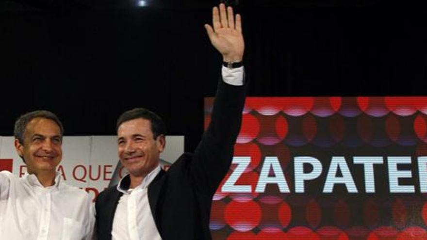 Zapatero y Tomás Gómez.