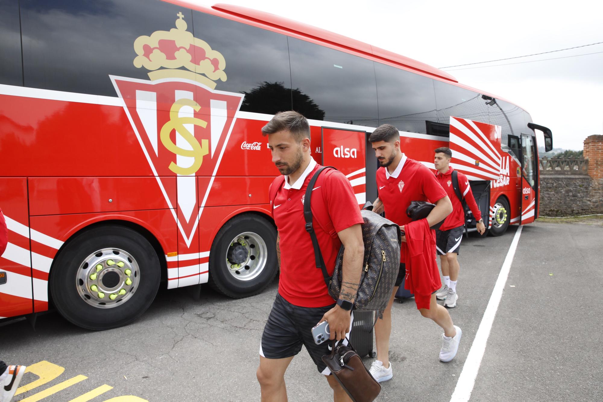 EN IMÁGENES: Así fue la llegada del Sporting a Mareo