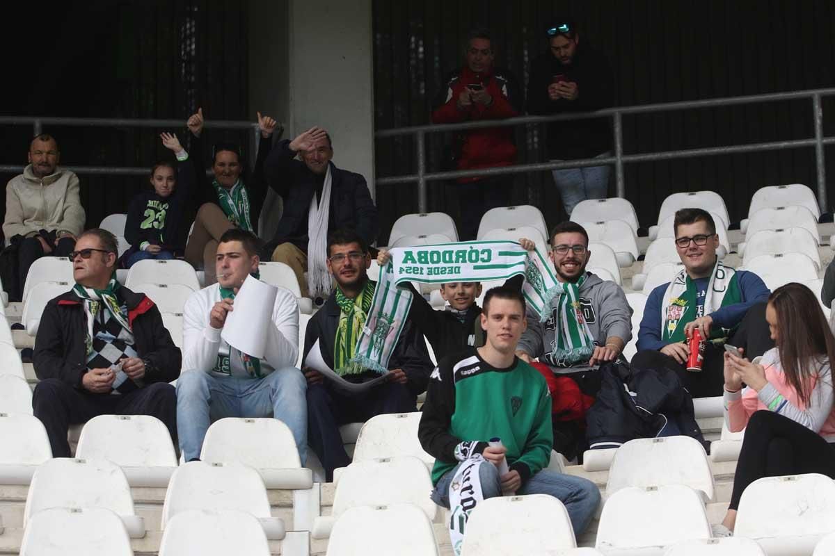 Así vivió la afición el empate del Córdoba ante el Oviedo