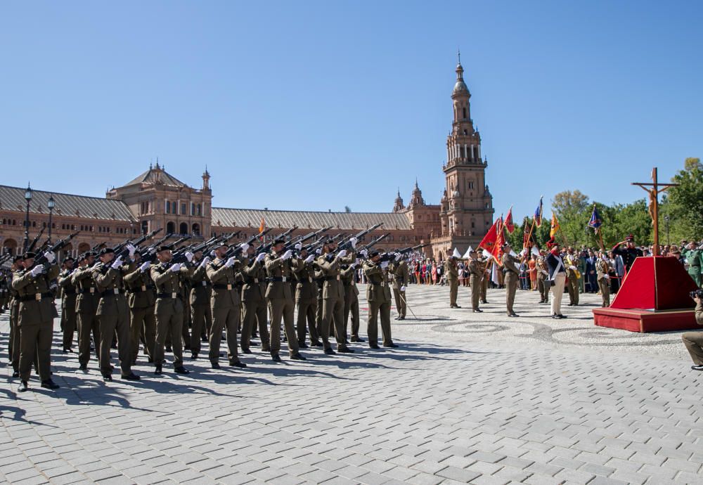 Jura de bandera civil en Sevilla.