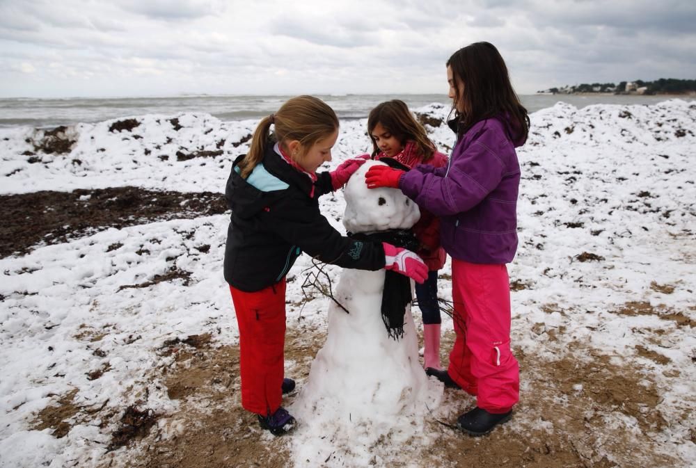 Nieve en Dénia.