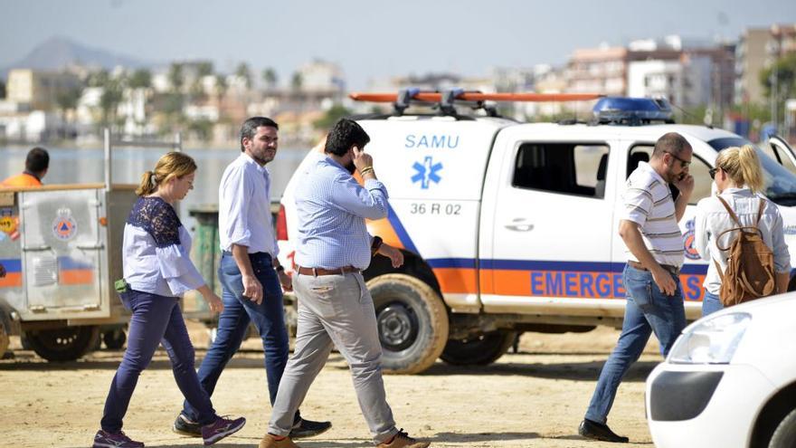 López Miras ha realizado una visita privada a la zona porque quería comprobar de primera mano &quot;la gravedad de la situación&quot;.