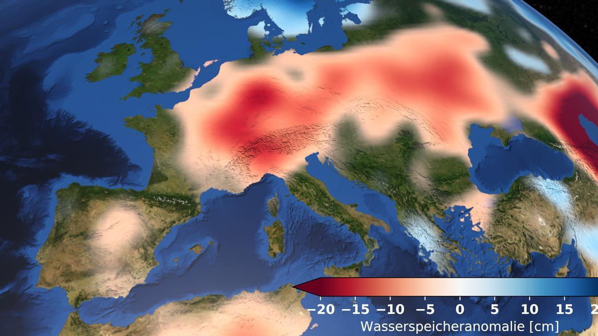 Ya en 2019 la cantidad de agua subterránea en Europa Central era muy baja.