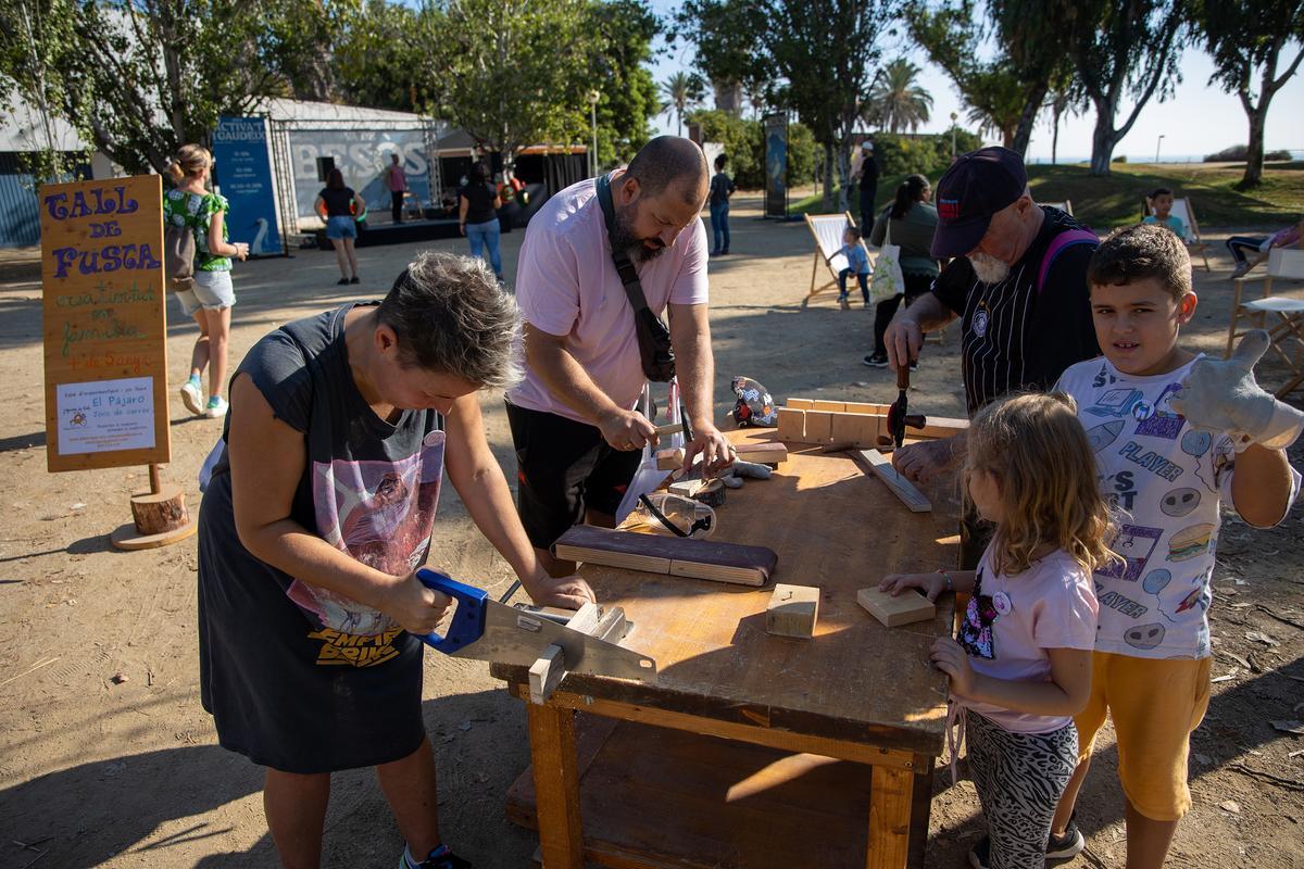 La fiesta de Va de Besòs, en el Parc del Litoral del Besòs