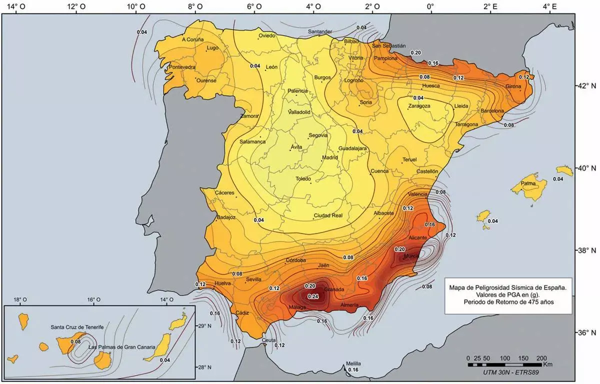 Las zonas críticas de España