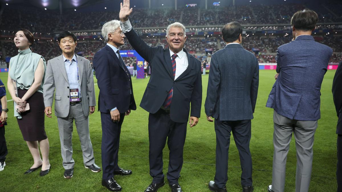 Laporta sigue impulsando nuevos patrocinios