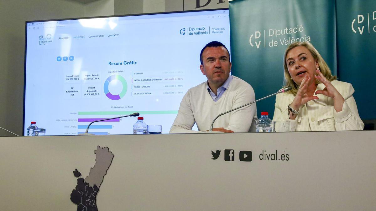 Mompó y Enguix, en la presentación de este martes.