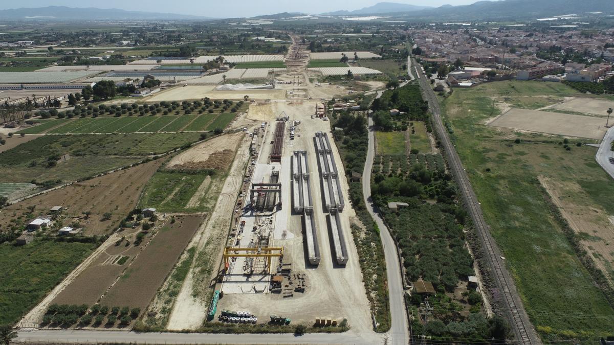 Adif adjudica las obras de la plataforma ferroviaria del Corredor Mediterráneo en Totana