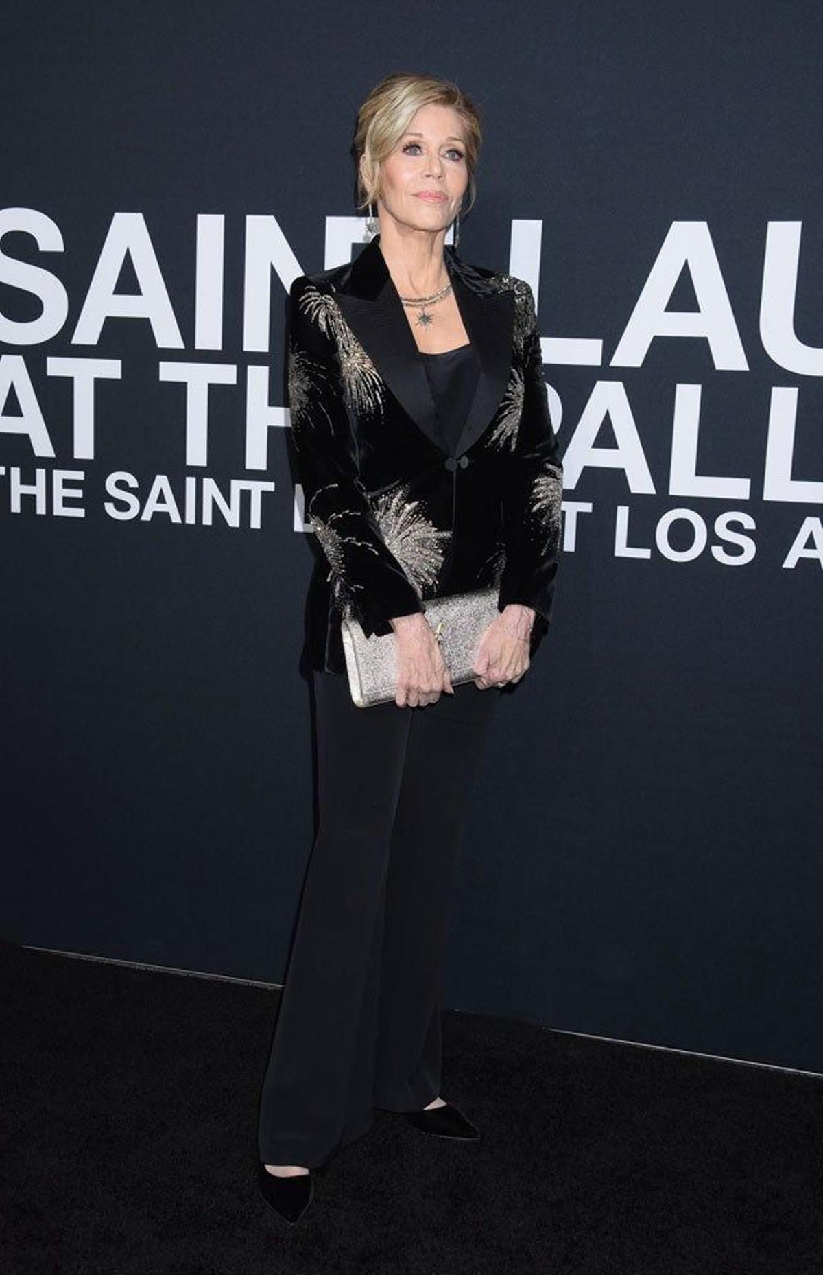 Jane Fonda, en el evento de Saint Laurent en The Palladium de Hollywood.