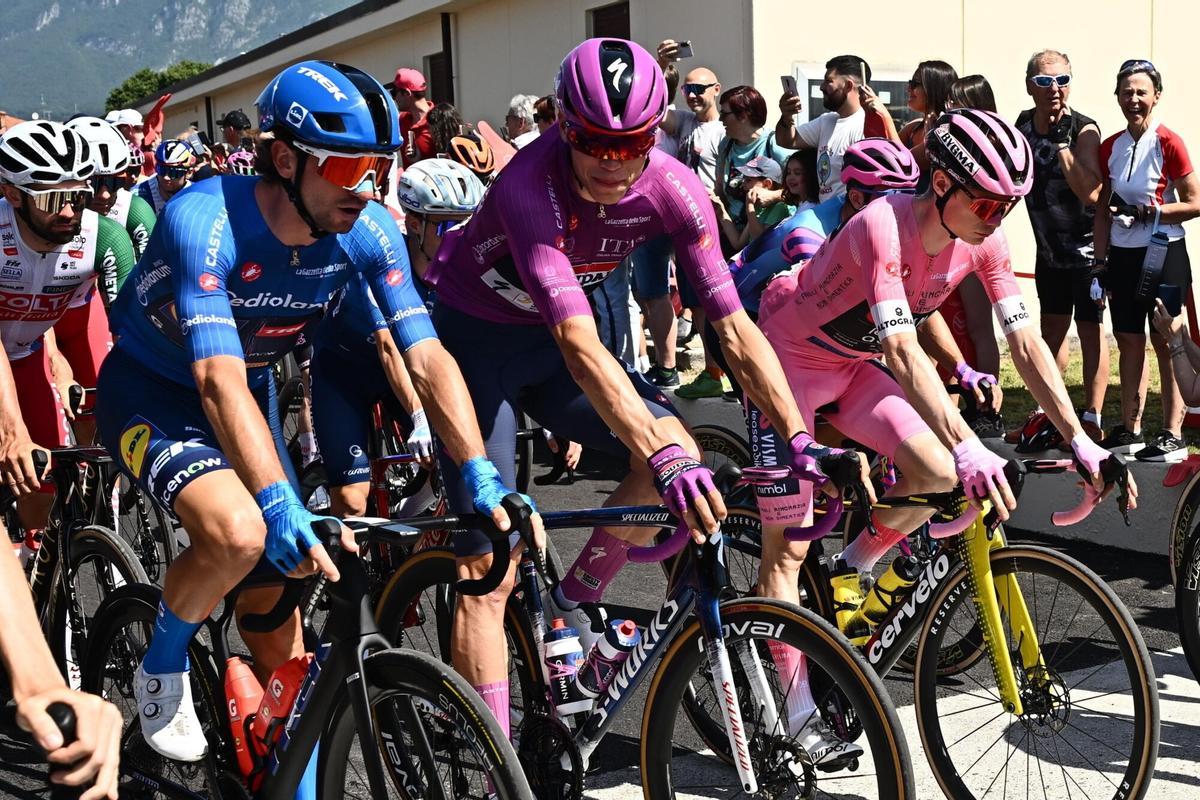 Las mejores imágenes de la 20ª etapa del Giro de Italia.