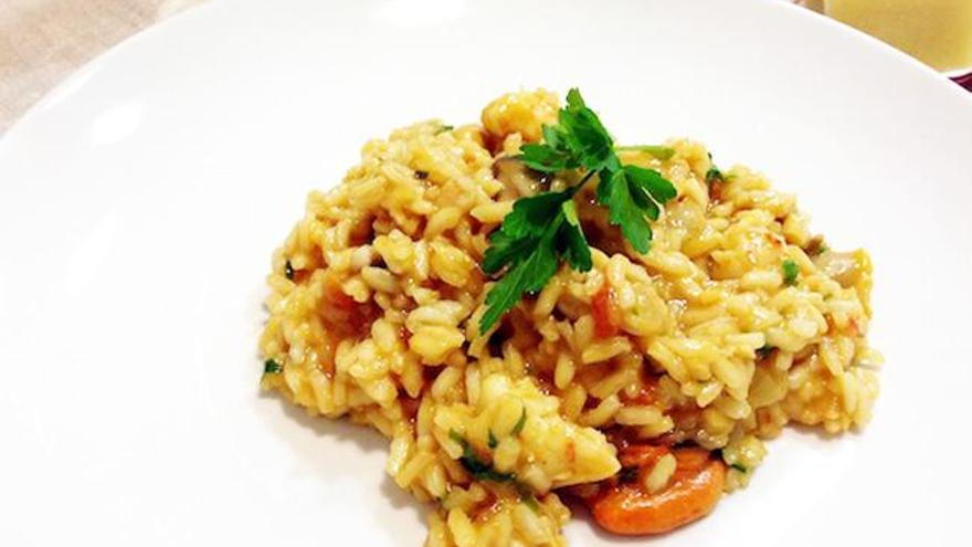 Risotto ai frutti di mare.