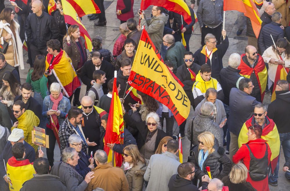 Manifestación en Alicante contra el gobierno de Pedro Sánchez