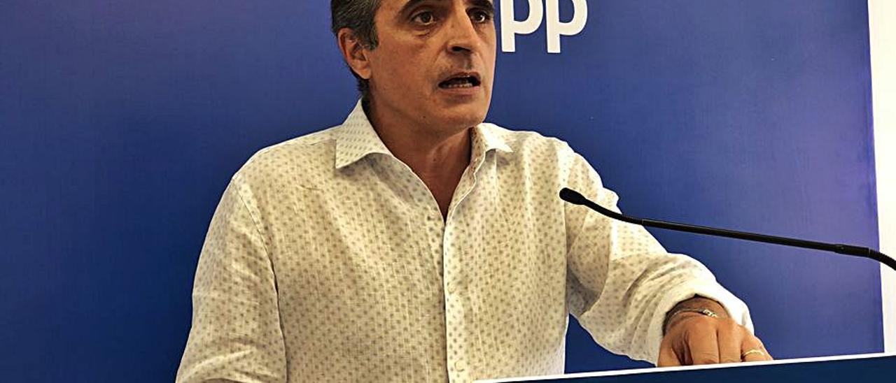 El portavoz del PP de Vila, José Vicente Marí Bosó. | D. I.