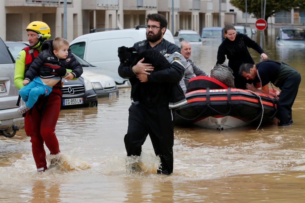 Així ha estat el pas de la tempesta Leslie pel sud de França