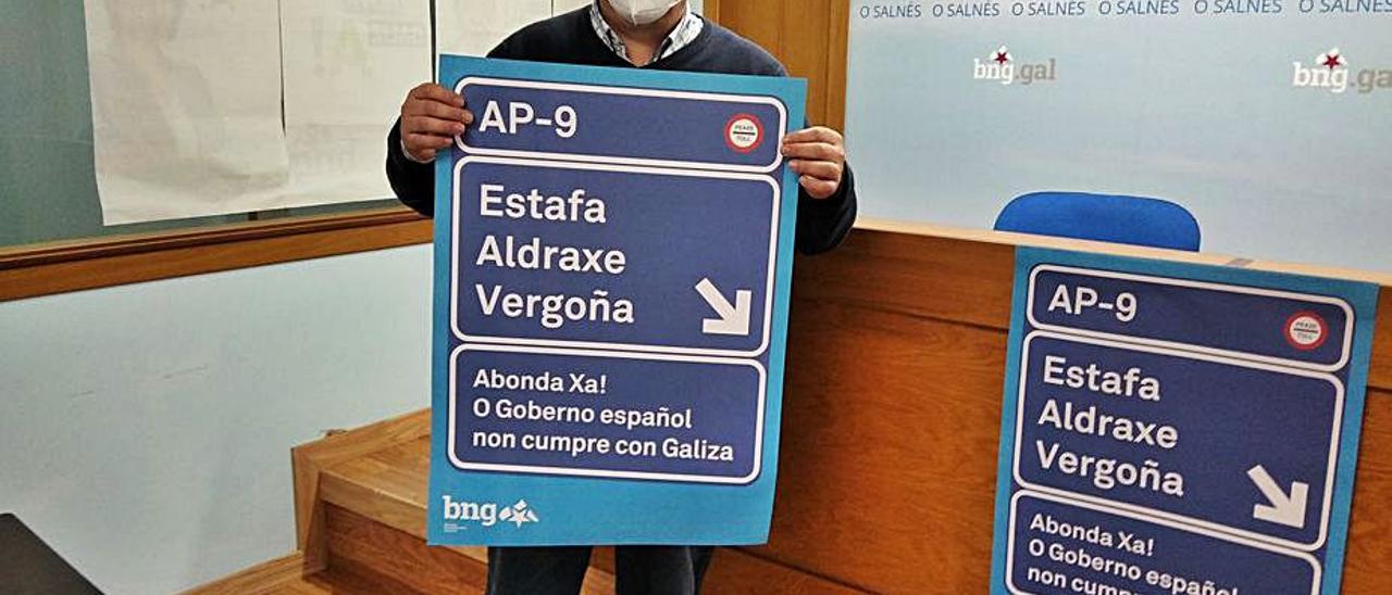 El responsable comarcal del BNG, Manuel Domínguez. | // FDV