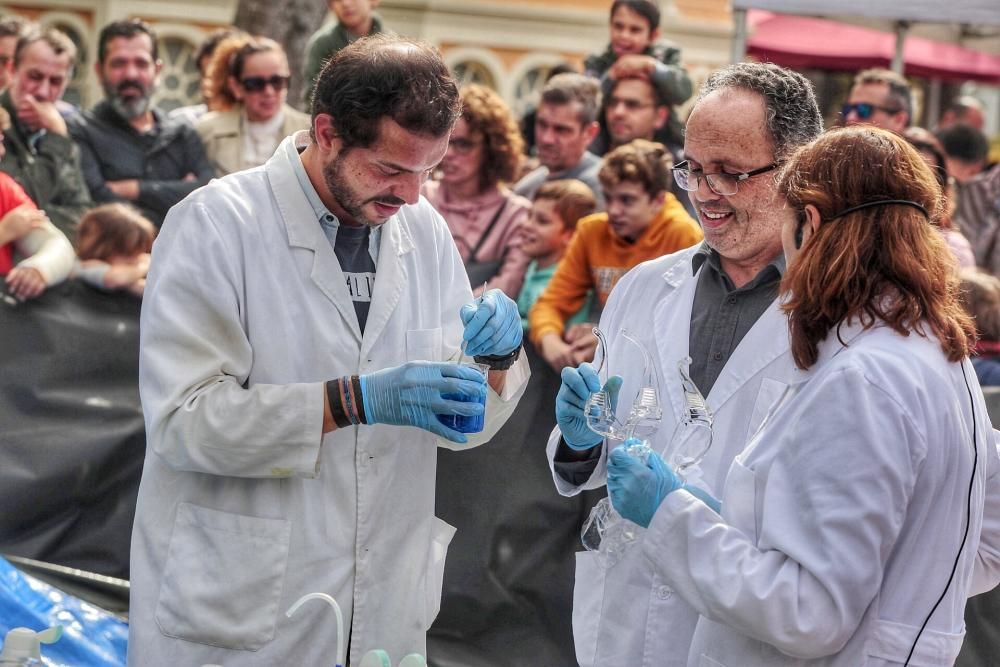 Feria de la Química en La Orotava.