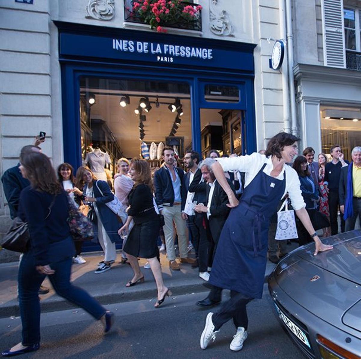 Inauguración de la boutique de Inés de la Fressange