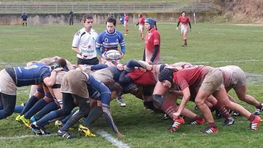 Imatge del partit entre el GEIEG i el CR Olímpico de Pozuelo.