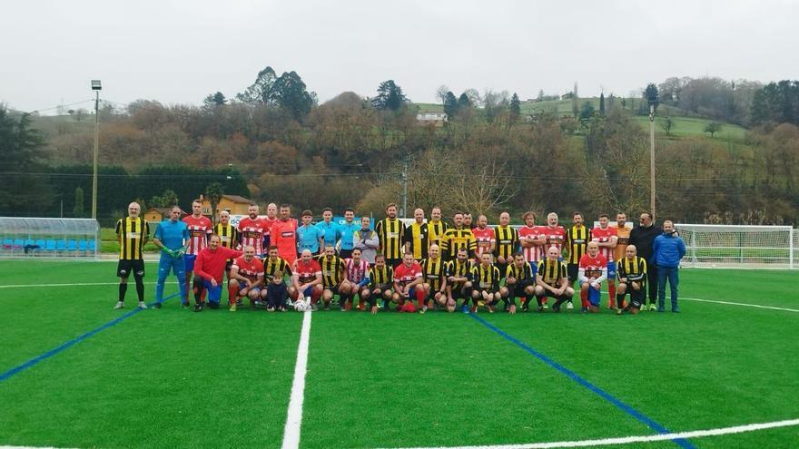 VÍDEO: Día histórico para Piloña: La parroquia de Villamayor estrena su nuevo campo de fútbol