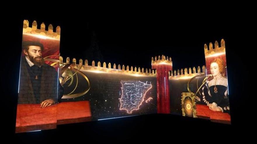 Vídeo | Recreación videomapping boda Carlos V e Isabel de Portugal