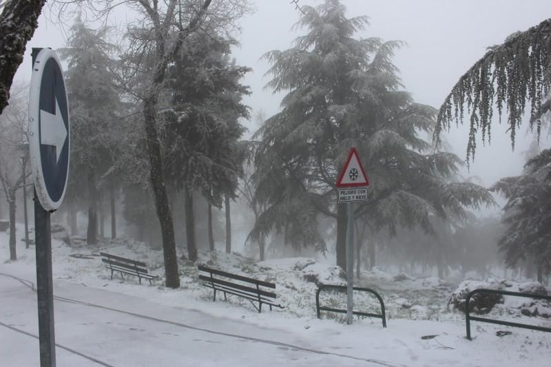 Nieve en la provincia de Córdoba