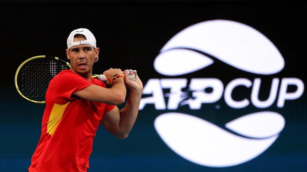 Rafa Nadal lidera al equipo español en la Copa ATP