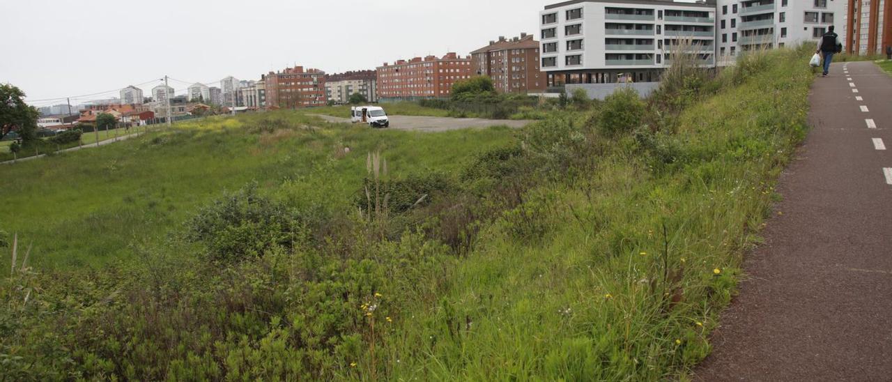 Solar en Nuevo Gijón donde se construirá el hospital de Quirón. | Marcos León