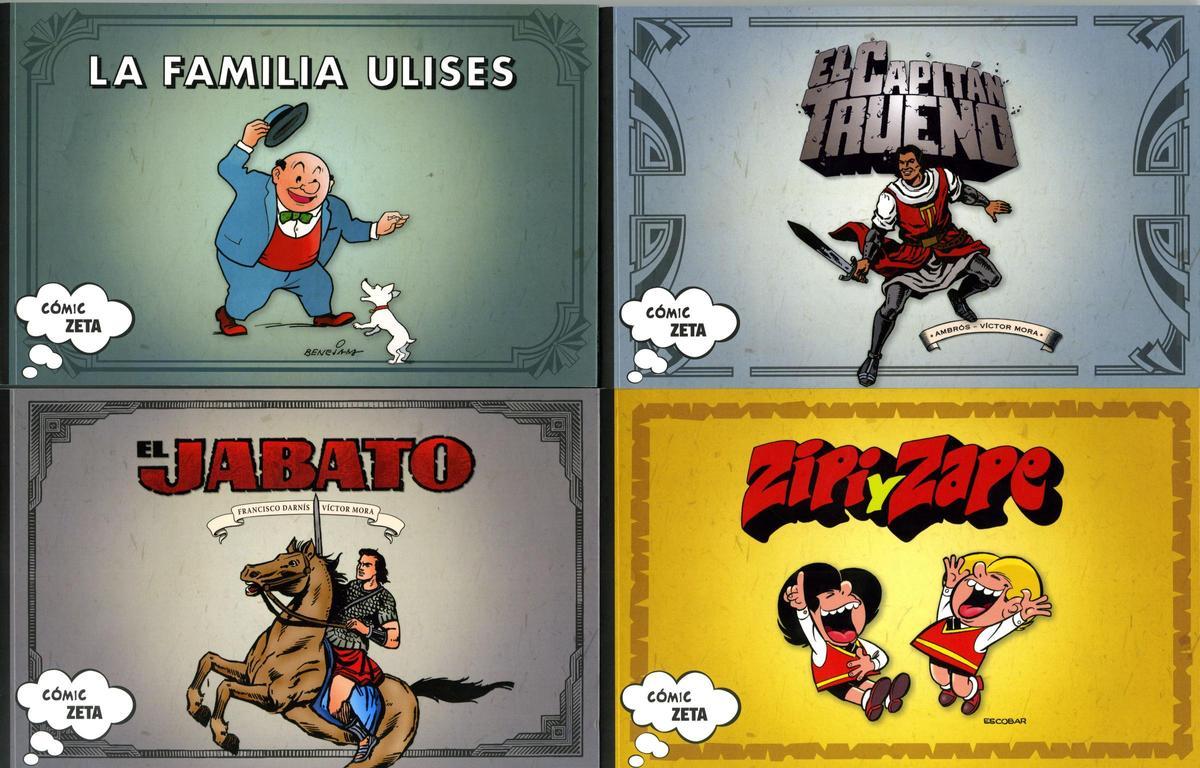 Algunos de los títulos editados por Bruguera.