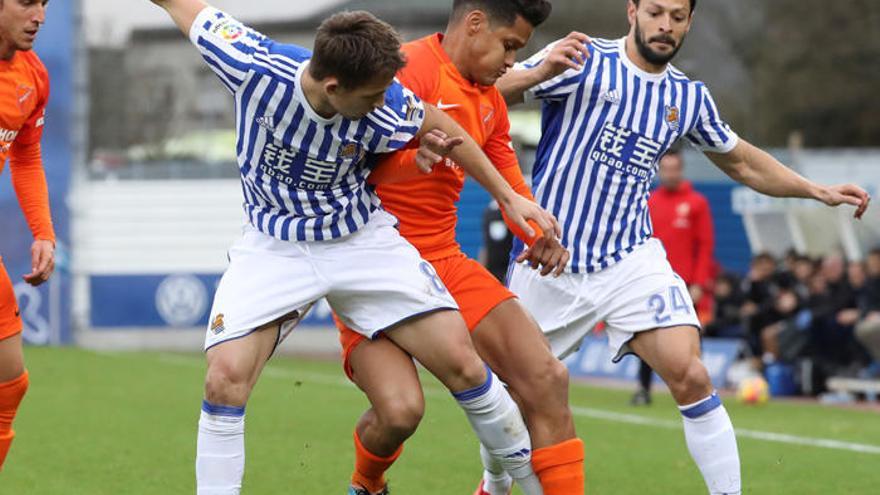 Rosales, en el partido de ayer.