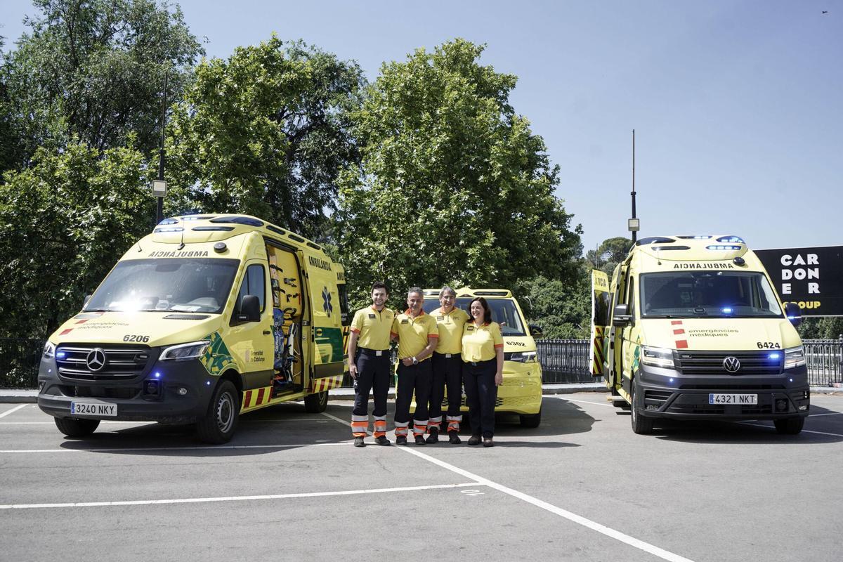 Presentació dels nous models d'ambulàncies a Manresa