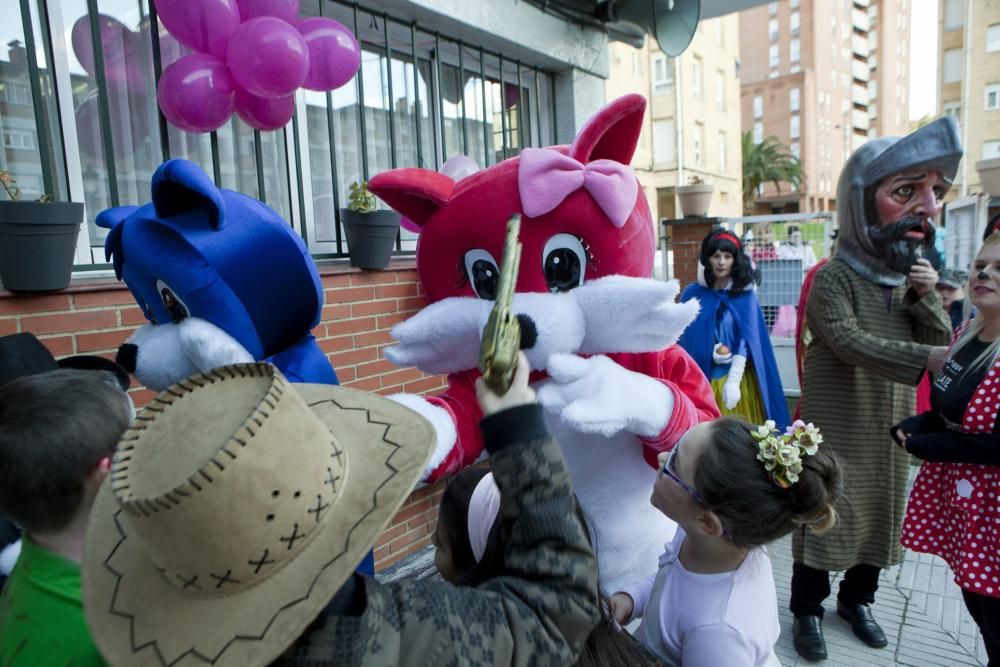 Carnaval, desfile y merienda infantil en Riaño y Langreo