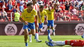 Las Palmas gana con un gol de Kaba en el minuto 93