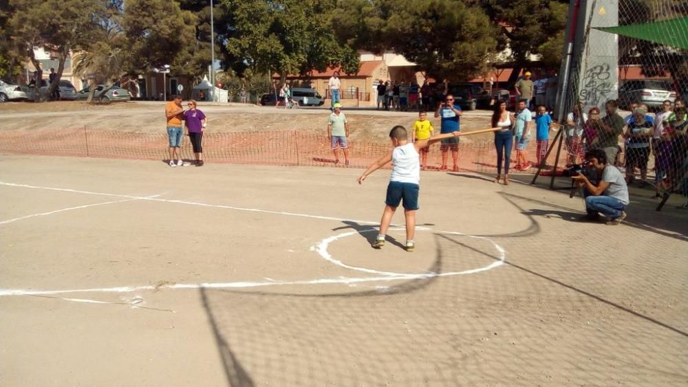 Concurso de lanzamiento de azaón en Jumilla