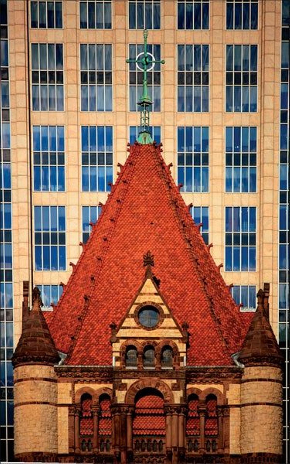 Iglesia de
la Trinidad, del siglo XIX,
en Copley Square.