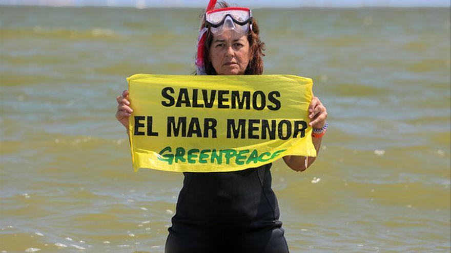 Greenpeace señala al trasvase del Tajo-Segura como origen de la situación del Mar Menor.