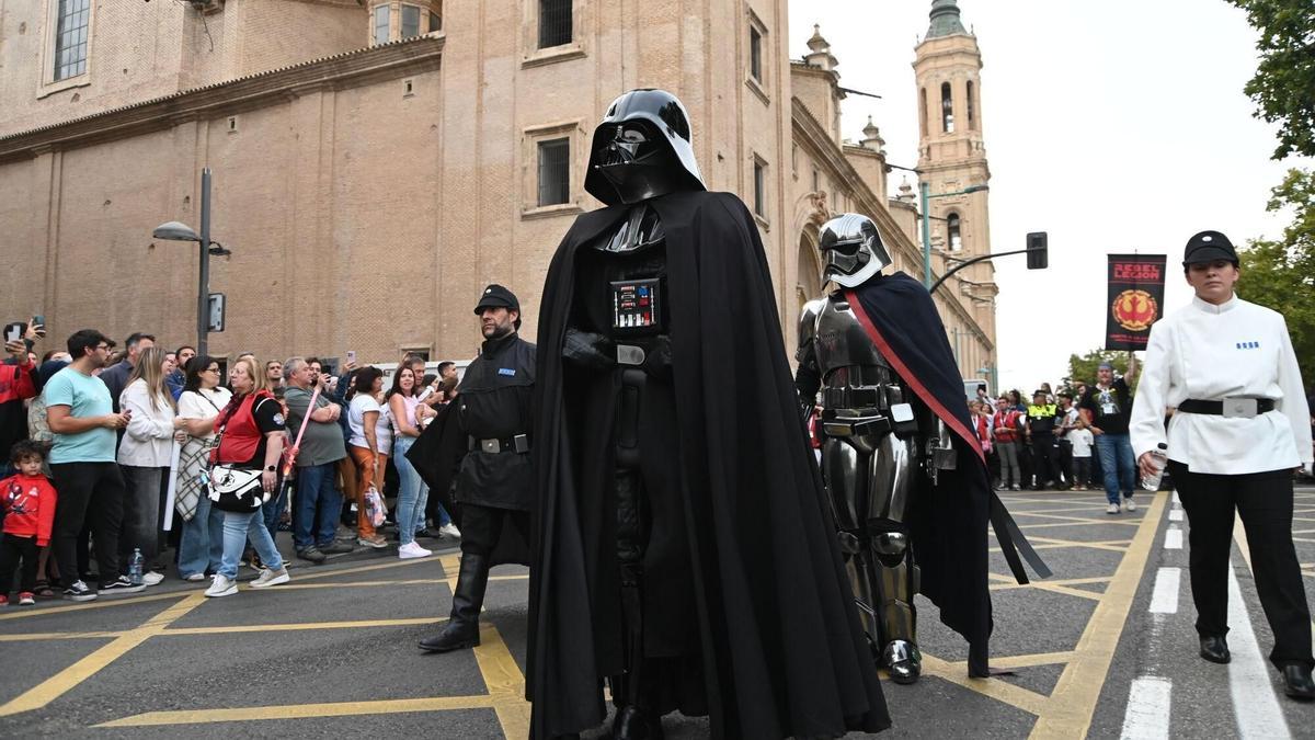 VÍDEO | Desfile de Star Wars: la fuerza acompaña al público de Zaragoza en el Training Day