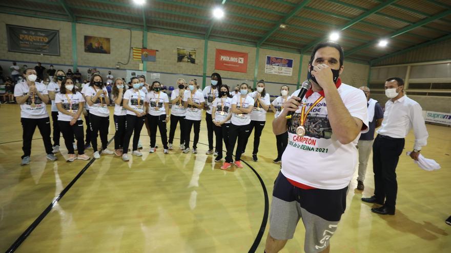 Recibimiento y celebración de las campeonas de la Copa de la Reina en su casa de Carrús