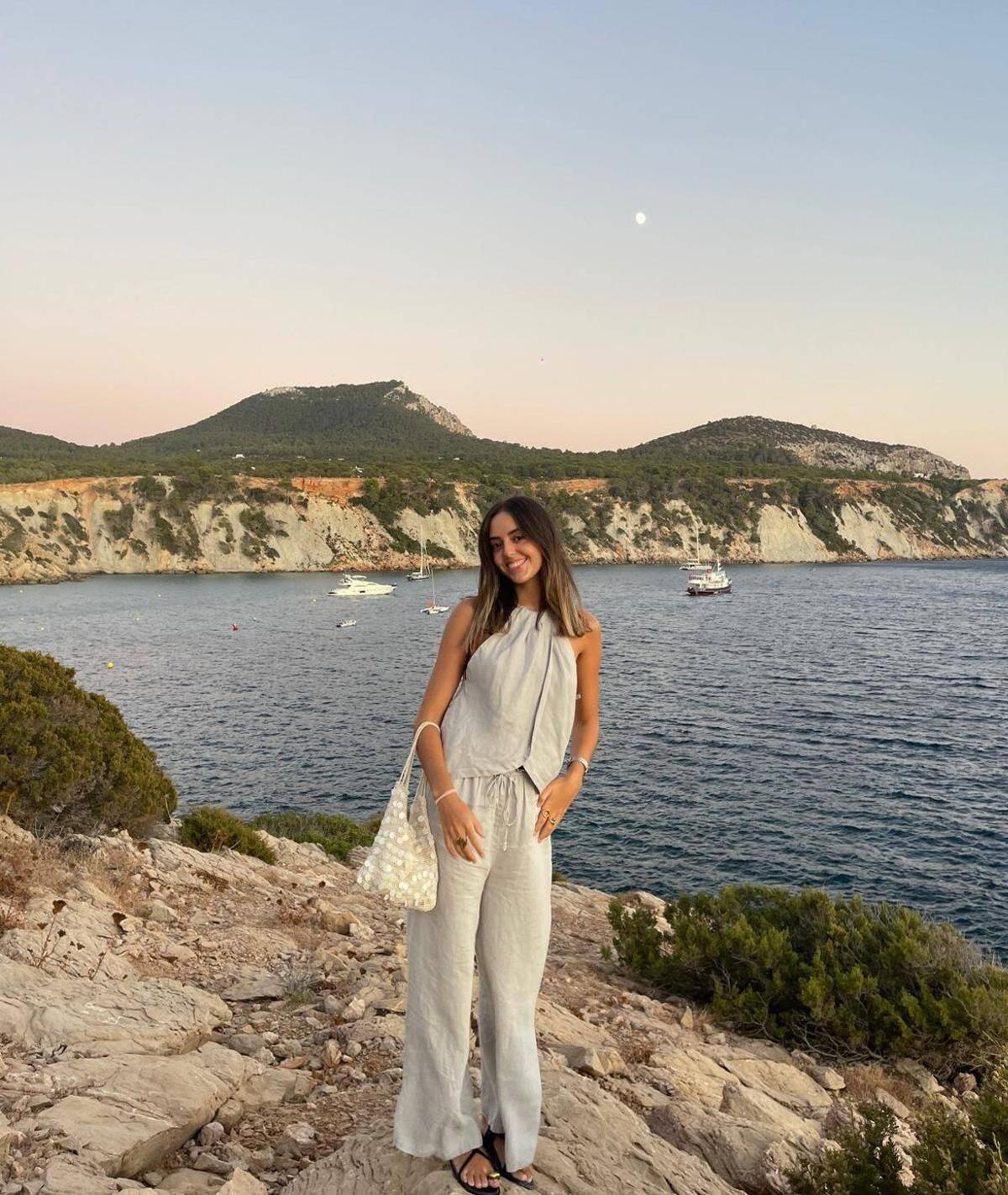 L’eivissenca Sofía García Izquierdo, a Cala d’Hort.