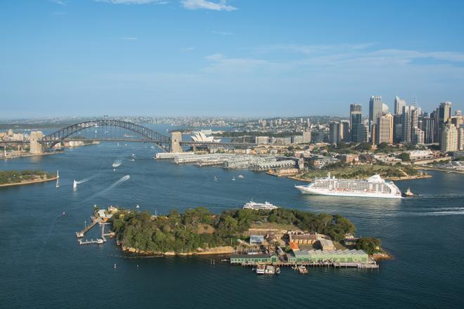 Regent Seven Seas Cruises en Sydney Harbor