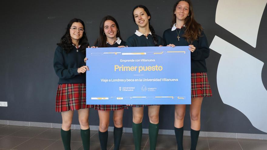 Alumnas de Las Acacias ganan una beca por un proyecto innovador